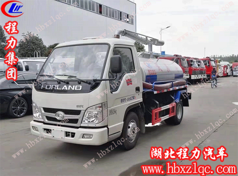程力專用汽車股份有限公司福田小卡吸污車，零污染，吸污能力強